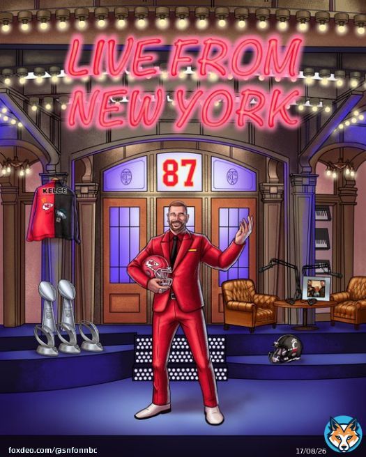 From the Super Bowl to Saturday Night Live!  Live from New York... it's Travis Kelce. @nbcsnl