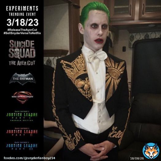 On 3/18/23, make sure to trend #SellZSJLtoNetflix and #SellSnyderVerseToNetflix. We need to show the demand for the Snyderverse to continue. @netflix