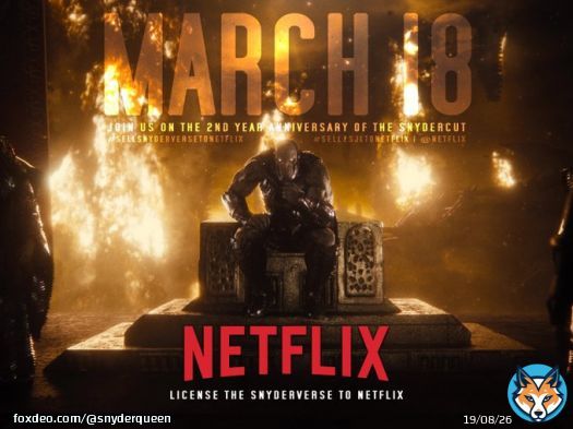On March 18th we trend because - Zack wants to finish his epic story, - WBD said DC had much 'left on the table', - Netflix is buying DC content, - WBD's debt is $45B, - Safran said SELL, - Zaslav said SELL!!  The time is now. #SellSnyderVerseToNetfltflix #SellZSJLtoNetflix @Netflix