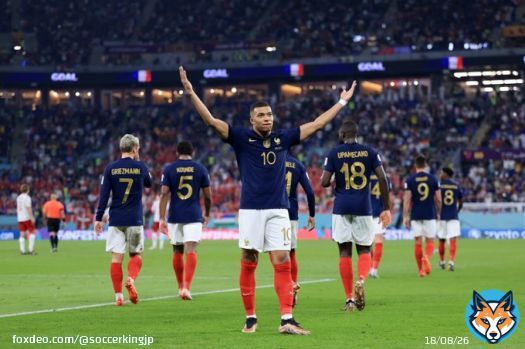 強き王者 &ldquo;前回王者&rdquo;フランス代表、一番乗りで決勝T進出！　エンバぺ2発でデンマークを下す   編集部より 「&ldquo;レ・ブルー&rdquo;はデンマーク代表に苦しめられたものの、エンバペが2ゴールの活躍。3大会連続の決勝トーナメント進出を決めました」 #fifaworldcup #Qatar2022