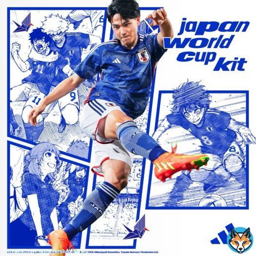 アディダス サッカー日本代表 2022 ユニフォームが登場。  日本を、歓喜で染めろ。  #サッカー日本代表 2022 ユニフォームのコンセプトは #ORIGAMI。 日本の想いをひとつに。 歓喜に満ちた新しい景色を、共に創ろう。    #アディダス #daihyo #日本を歓喜で染めろ