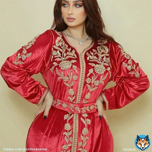 Red or royal blue \u2764\ufe0f\ud83d\udc99   #ramadankareem  #kaftandress  #traditionaldress  #dzteam  #fashiondesigner  #ramadanvibes  #ramadandecorations