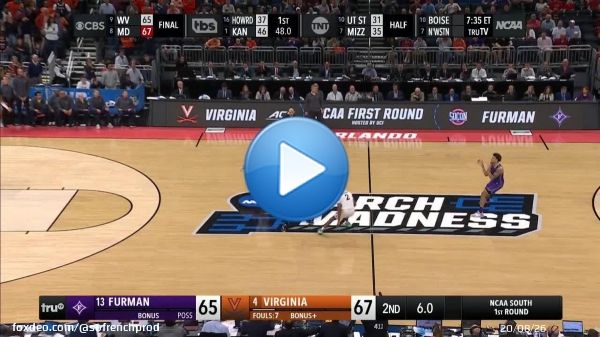 Et nous avons le premier gros upset de cette March Madness: good job Furman  #nbaextra