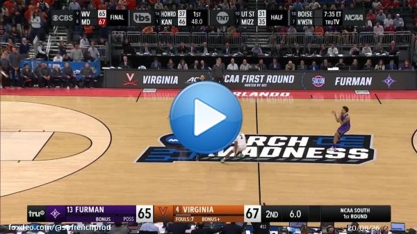 Et nous avons le premier gros upset de cette March Madness: good job Furman  #nbaextra