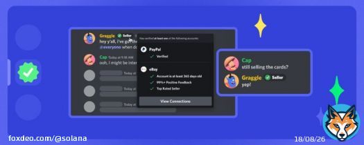 Discord's newly announced Linked Roles include support for Solana &ndash; a first for any blockchain   Servers with the Solana app installed can prompt users to link and authenticate with their Solana wallet, and assign Linked Roles based on the walllet!