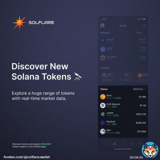 From Newcomer to Pro - Solflare got you covered. Powerful features are constantly added to assist you to succeed more on Solana.