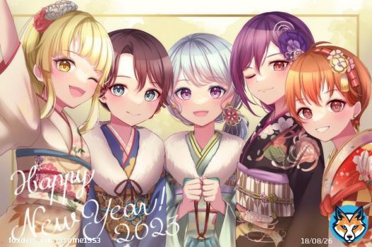 ハロー、ハッピーニューイヤー！ #bandoriart