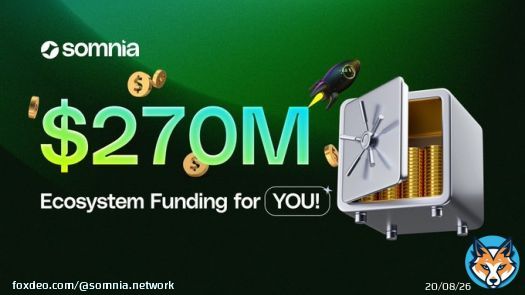 So&hellip; what does $270M ecosystem funding mean for YOU?      For Builders:  &nbsp;Chance to apply for the funds to kickstart projects on Somnia. &nbsp;Tools to build economies that scale as big as your imagination. &nbsp;Ability to build fully on-chain games.Show more