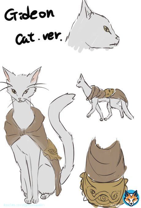 #ELDENRING #EldenRingFanart #エルデンリング  #百智卿ギデオン・オーフニール #Gideon_Ofnir  Gideon cat