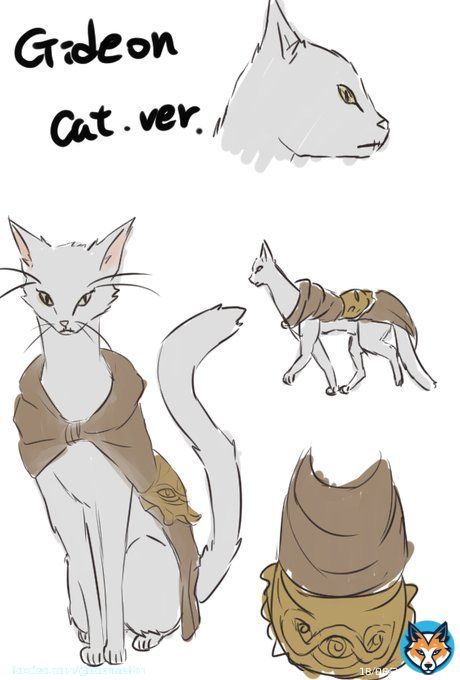 #ELDENRING #EldenRingFanart #エルデンリング  #百智卿ギデオン・オーフニール #Gideon_Ofnir  Gideon cat