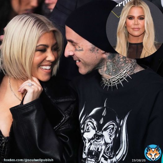 Khloe Kardashian Congratulates Kourtney & Travis Barker on Pregnancy The Kardashian family is growing even bigger. One day after Kourtney Kardashian announced that she and husband Travis Barker&nbsp;are expecting a baby, Khloe Kardashian shared shared a sweet message to...