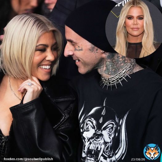 Khloe Kardashian Congratulates Kourtney & Travis Barker on Pregnancy The Kardashian family is growing even bigger. One day after Kourtney Kardashian announced that she and husband Travis Barker&nbsp;are expecting a baby, Khloe Kardashian shared shared a sweet message to...