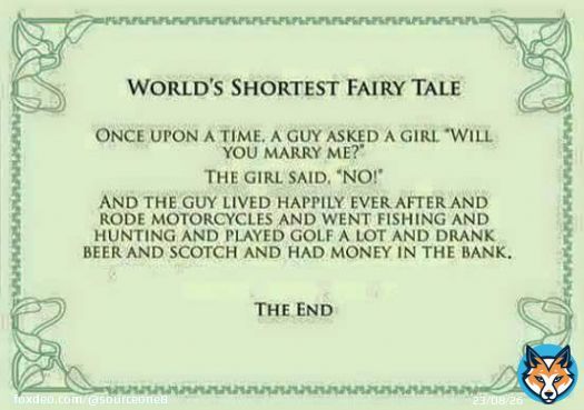 vaastavngo: Just For Smiles: On this #WomensDay, with #ValentinesDay just gone by, we would like to share The World's Shortest Fairy Tale!  #WomensDay2023