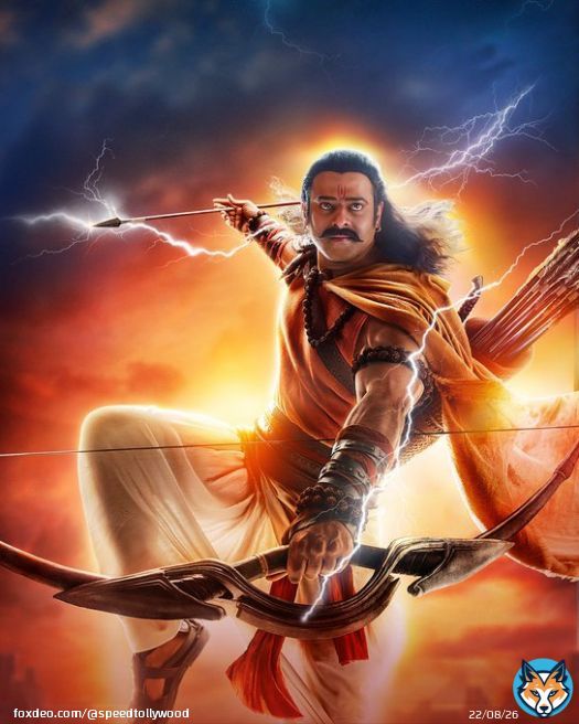 #Prabhas Aagamanam as RAGHAVA   #AdipurushTeaser shattering all the records   #Adipurush in THEATRES on January 12, 2023 in IMAX & 3D   @omraut #SaifAliKhan @kritisanon #BhushanKumar