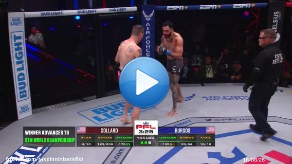 COLLARD DROPS BURGOS #PFLPlayoffs