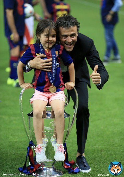 Luis Enrique: 'Today is a special day. Not only because we play Germany, but also because my daughter Xana would have turned 13. My love, wherever you are, I love you.'
