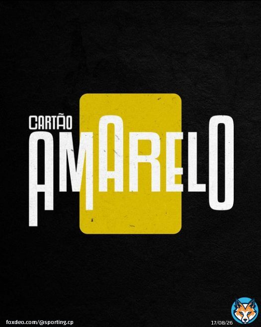 90+4' Cart&atilde;o amarelo para Jovane Cabral   #RAFCSCP | 0-1 | #LigaPortugal #DiaDeSporting