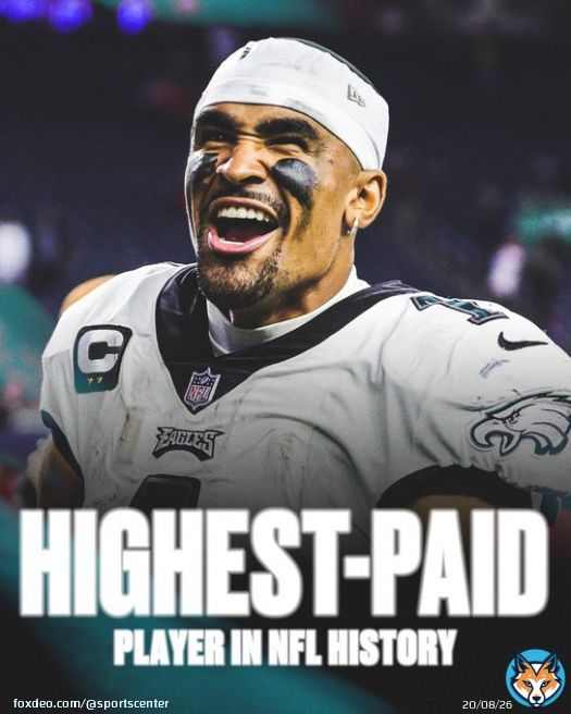 Jalen Hurts officially secured the bag