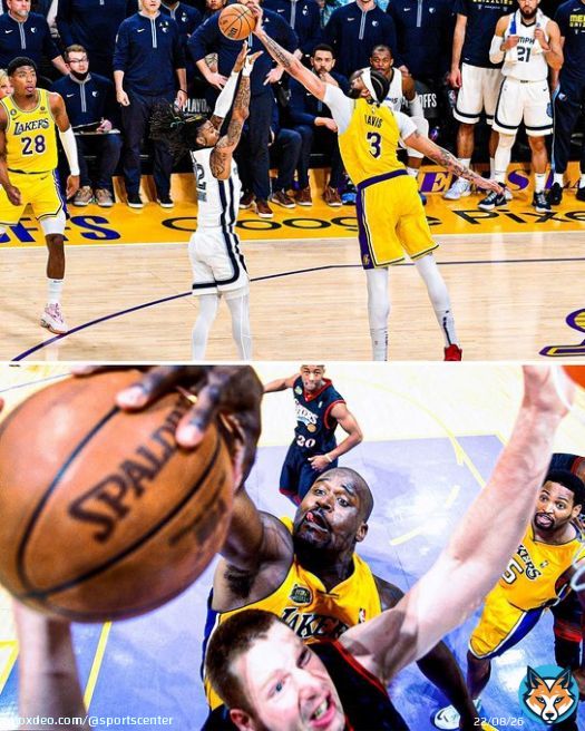 Anthony Davis had 26 blocks vs. the Grizzlies, tied for second most in a playoff series in Lakers history