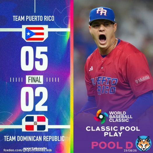 Puerto Rico kicks Dominican Republic out of the tournament and advances to the quarterfinals against Mexico #WorldBaseballClassic
