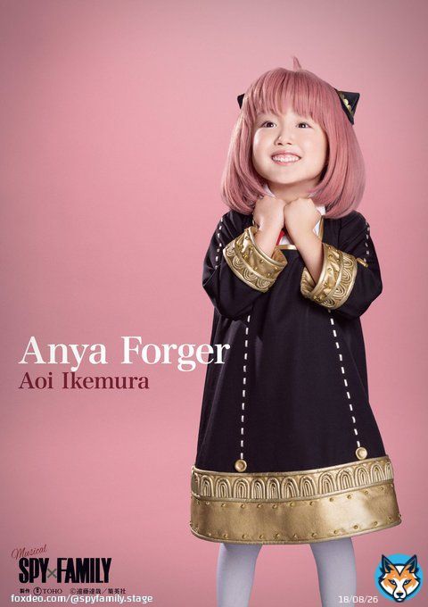 ミュージカル『SPY&times;FAMILY』 アーニャ役ついに発表その\u2461  アーニャ・フォージャー（交互出演） Anya Forger：池村碧彩  コメント＆プロフィール   PV   #SPY_FAMILY #スパイファミリー