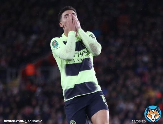 Manchester City failed to register a single shot on target against Southampton.   #EFLCup