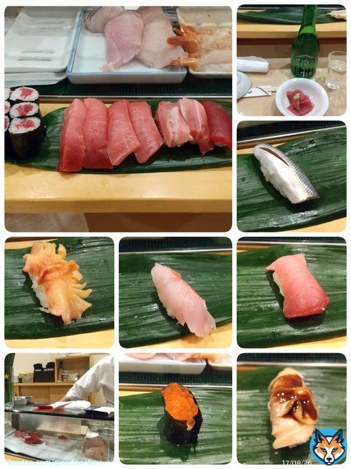 本日1/5は豊洲市場でのマグロの初せり。  8時半、豊洲市場到着。 豊洲ツートップ「寿司大」「大和寿司」は早々に本日の受付終了  「磯寿司」で鮪づくしにぎりセット 追加で小肌、鰤、イクラ、赤貝、金目鯛、蛤  #豊洲市場 #マグロ初競り