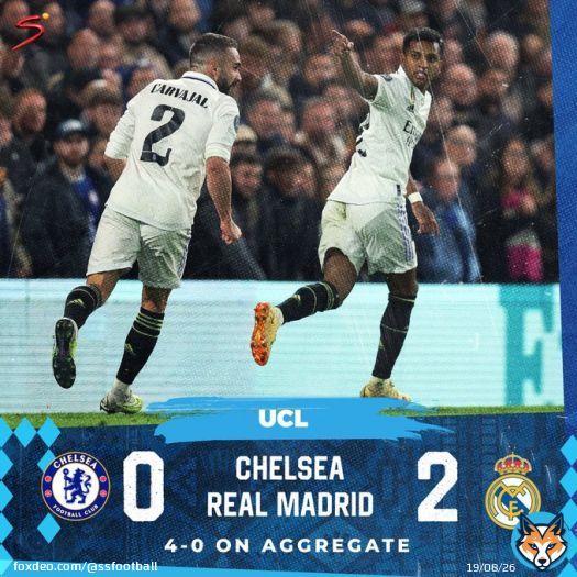 History made! Real Madrid are the first team to defeat Chelsea twice in the #UCL at Stamford Bridge.  ???????? ???????????????? ???????????? ???????????? ????????????????????????????, ???????????? ???????????????????????? ???????? ???????????????????