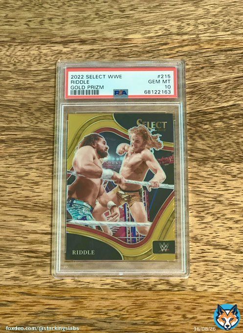 Extreme Rules: Fight Pit   2022 Select Matt Riddle Ringside Gold /10 PSA 10 Pop 1  #WWEExtremeRules