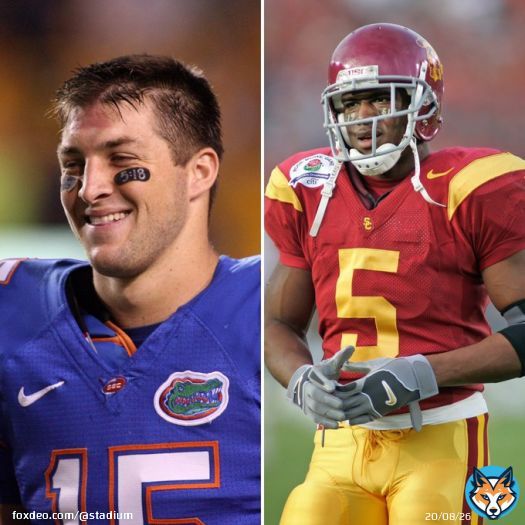Tim Tebow and Reggie Bush are headed to the College Football Hall of Fame