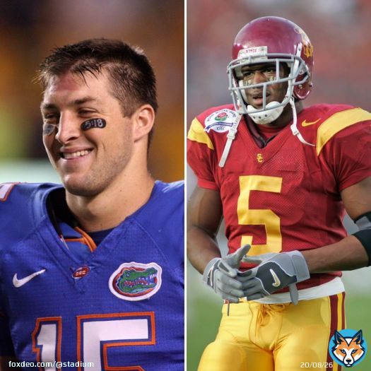 Tim Tebow and Reggie Bush are headed to the College Football Hall of Fame