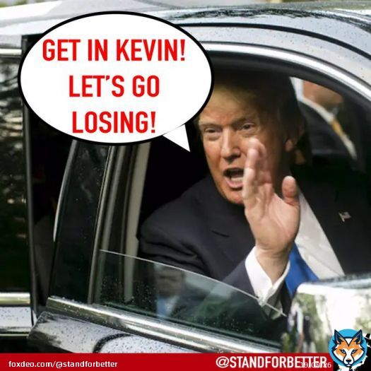 Donald Trump offers wannabe Speaker Kevin McCarthy a ride to the circus!  The Republicans are a #GOPClownShow