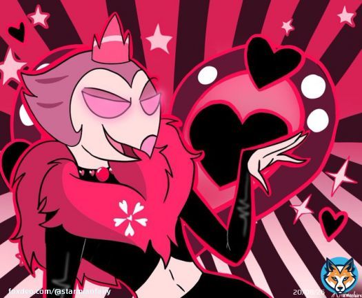 I have seen the continuation of more pin up designs for the Helluva and Hazbin characters, ships, and couples and so I drew a pin up mat/poster design  for Andrealphus #ValentinesDay #ValentinesDay2023 #HelluvaBoss #Andrealphus