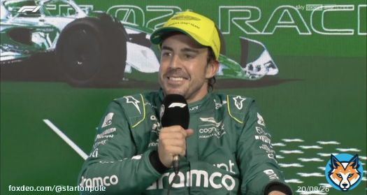 Alonso joked about Red Bull saying that the Aston Martin looks like the Red Bull and mentioning that Toto also said that the Aston Martin looks like the Mercedes:   'It seems everyone is an Aston Martin car now.'