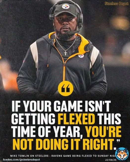 Mike Tomlin on flexing to SNF #Steelers #NFL