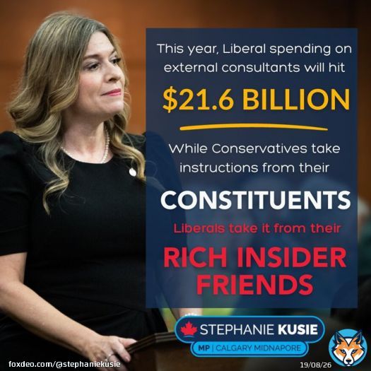 There is simply NO EXCUSE for this flagrant abuse of taxpayer dollars.  If you&rsquo;re sick of the Liberals outsourcing your hard-earned taxpayer dollars to their elite consultant friends, like and share this post.  It&rsquo;s time to bring home transparency.  #cdnpoli #BringitHome&hellip;Show more