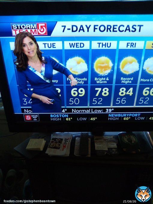 Great Stretch Of Weather In Boston  Predicted By @Met_CindyFitz This Week  #ChiefMeteorologist #WCVB