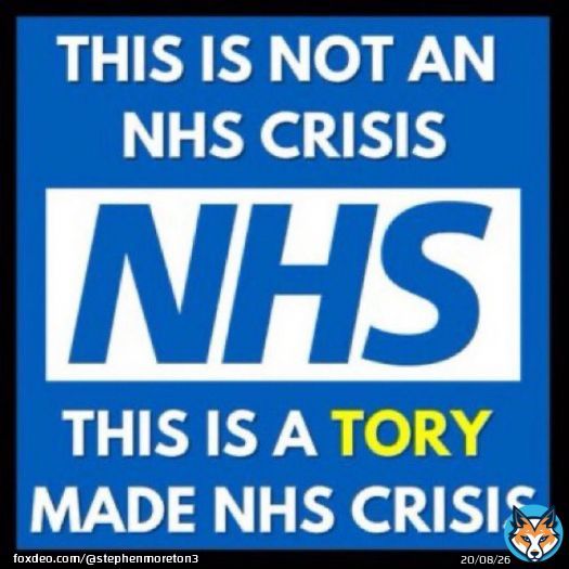 Simply this   #NHSStrike #NHS #NHSJobs #nhsprivatisation #ToryCorruption #ToryBrokenBritain #ToryBritain #