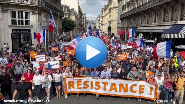While tens of thousands are protesting the EU and NATO in Prague, thousands are doing the same in Paris today. Europeans are fed up with the blowback from Western imposed sanctions on Russia (read: skyrocketing energy prices). Take a look:
