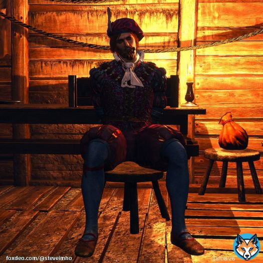 Dandelion sits, bound, stalling for time until rescue arrives.      #TheWitcher3WildHunt #VirtualPhotography #ThePhotoMode