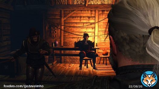 Geralt comes to the rescue of his good friend, Dandelion, just one guard stands in the way.      #TheWitcher3WildHunt #VirtualPhotography #ThePhotoMode