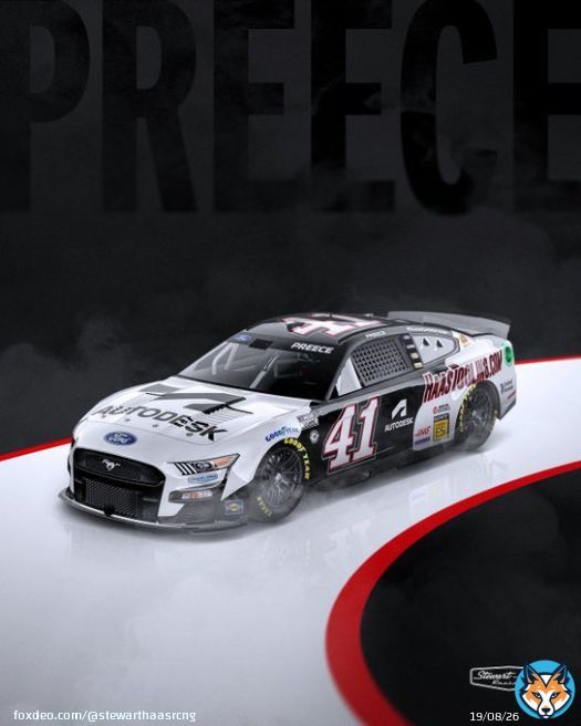 Even better together: @autodesk and @Haas_Automation on the No. 41 for Atlanta.