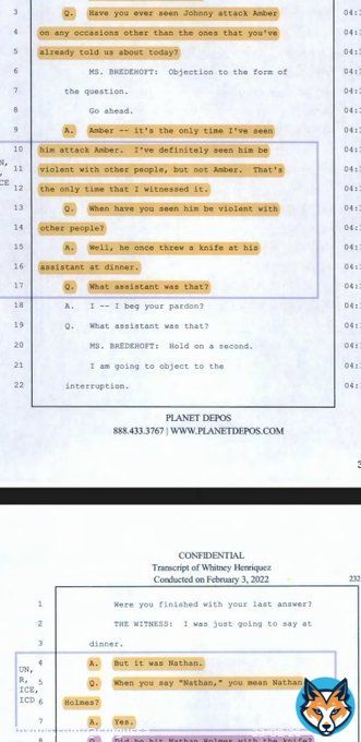 Odd how the judge admitted just any random talking about TMZ but excluded witness's testimony on Depp being violent to other people   1st Ellen Barkin's seeing him strangle an AD and also Whitney Heard&rsquo;s who saw Depp throwing a knife towards hihis assistant #JusticeForAmberHeard