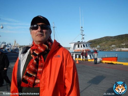 Heading out to sea from the Port of St. John...in search of the mighty leviathans circa 2015