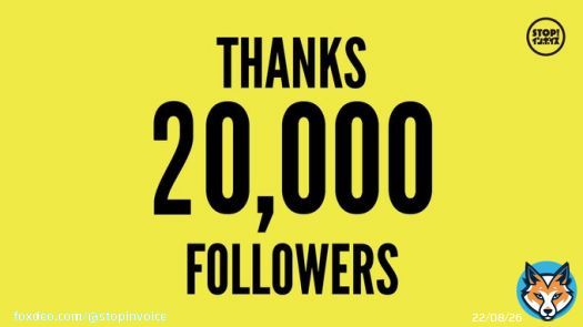 ＼大感謝 2万フォロワー／  本日、なんと当アカウントが2万フォロワーを越えました　ありがとうございます。  最初はヨチヨチでスタートしましたが、いくつもの山を越えながら「インボイス制度とは？」をずっと問うてきました。制度がSTOPする日まで、これからも発信し続けたいと思います。