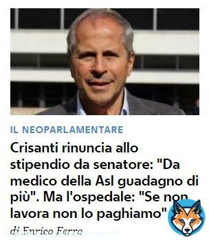 #Crisanti quello che si &eacute; comprata una villa da 2 milioni di euro con lo stipendio da medico...Povera Italia.