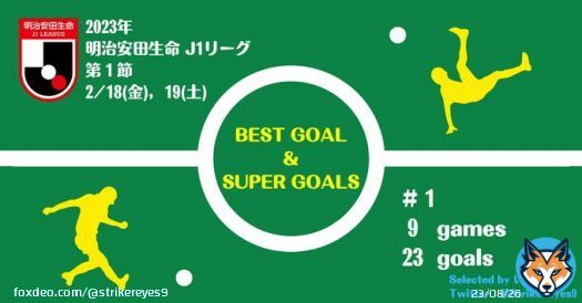 明治安田生命J1リーグ 第1節 ベストゴール #片山瑛一(#柏レイソル) スーパーゴール #西村拓真(#横浜F・マリノス) #谷口海斗(#アルビレックス新潟) #大橋祐紀 \u2460(#湘南ベルマーレ) #小野瀬康介(#湘南ベルマーレ) #jleague #Jリーグ #J30