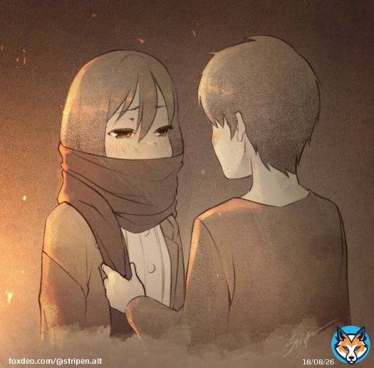 The world is cruel. And also very beautiful.  #エレミか #進撃の巨人  #eremika #AttackOnTitan #attackontitanfanart
