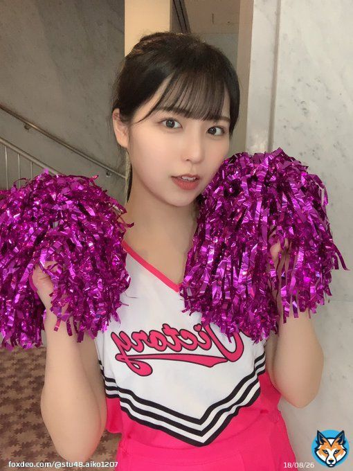 今日のお話し会は チアガールでした  元気でたーー？  2日間わたしと話してくれて 本当にありがとう！????  #STU48 #息をする心