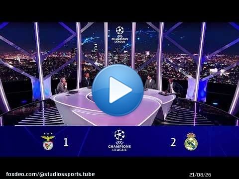 اول تعليق في الاستوديو بعد فوز ريال مدريد علي بنفيكا 2-1 و التأهل